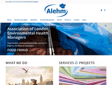 Tablet Screenshot of alehm.org.uk